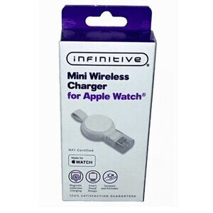 Infinitive Mini Wireless Charger for Apple Watch – Fast Magnetic Charging Dock
